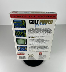 Greg Norman Golf Power for Nintendo NES Complete Cleaned and Play Tested