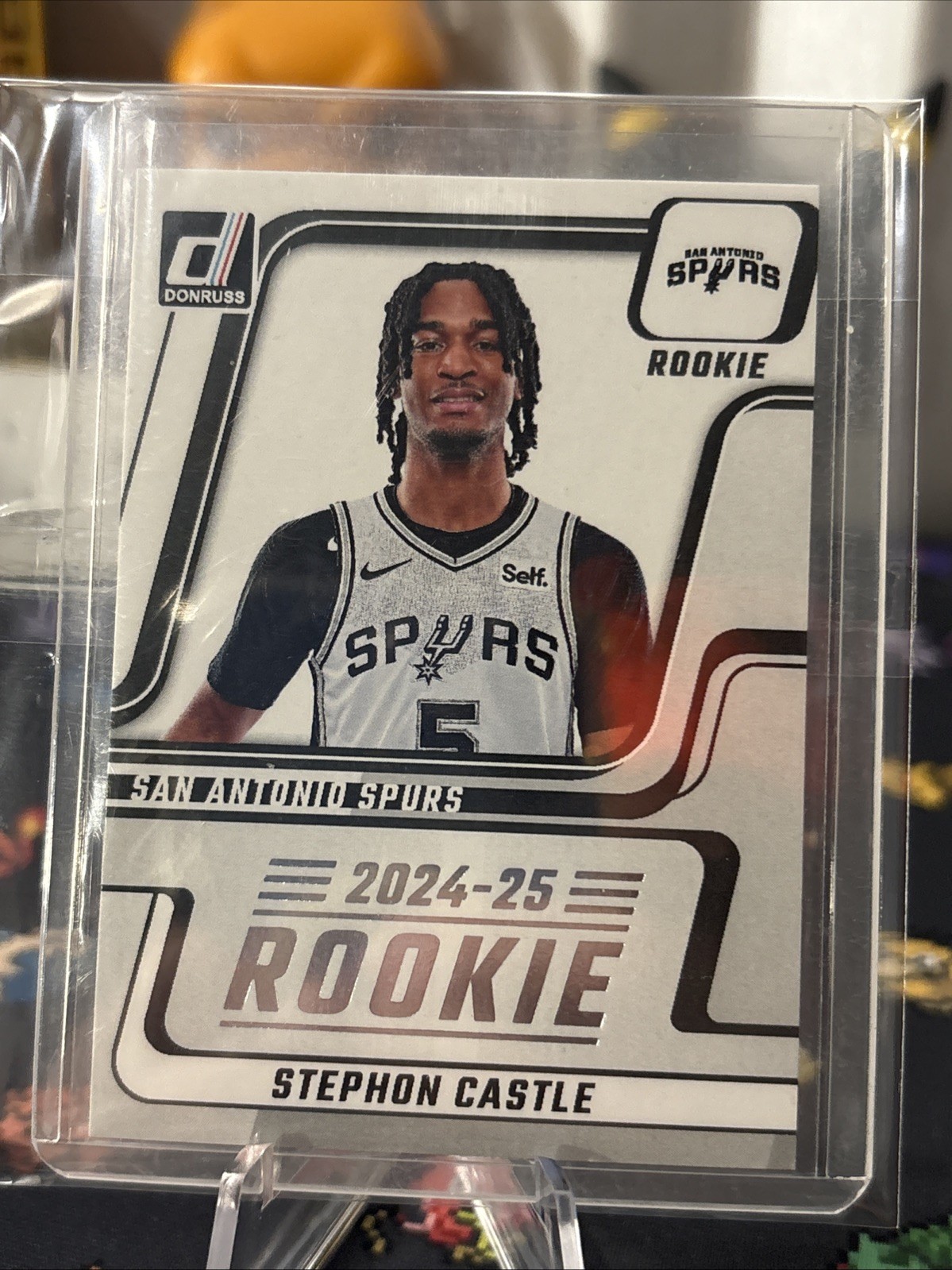 2024-25 Donruss Stephon Castle NDA-SCS Next Day  SSP Rookie Official Spurs SSP