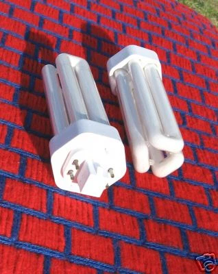 BOXof 2 new light bulb GX24Q-3 compact fluorescent 32w 4 pin 3500K CF32 26872-2  - Image 3 of 4