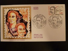 FRANCE PREMIER JOUR FDC YVERT 2408  HOMMAGE AUX FEMMES  1,80F  PARIS  1986