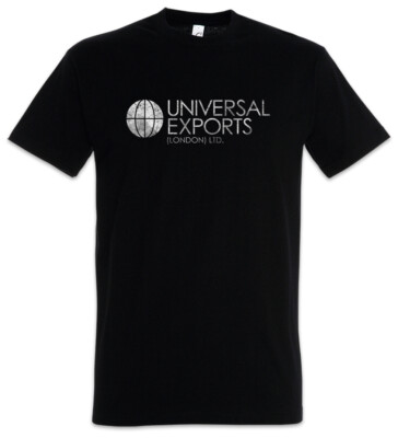 Universal Exports Herren T-Shirt James MI6 Agent Company Bond Logo Zeichen Sign
