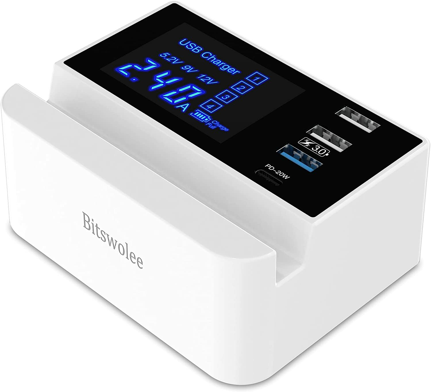 4-Port USB Charging Station for Phones Tablets & Devices  -image
