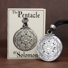 Pentacle of Solomon Talisman Pendant Seal Amulet Hermetic Kabbalah Jewelry Magic
