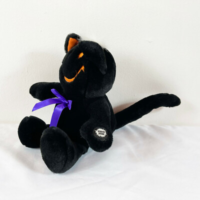 A150 Halloween Giggle Wiggle Black Cat Vibrating Plush 12" Stuffed Toy  Lovey | eBay