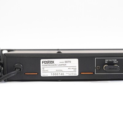 Fostex 3070 Compressor / Limiter Rackmount - Vintage | eBay Fostex 3070 Compressor / Limiter Rackmount - Vintage | eBay
