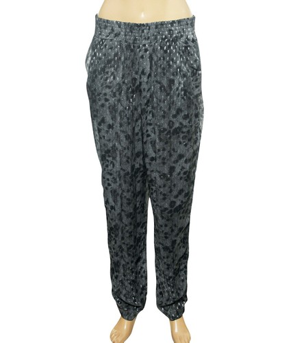 Iro Clonie Metallic Woven pant L 42 Women's Casual Mid-Waist Trouser NEW 18908 - Picture 3 of 8