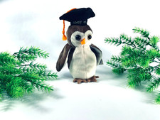 TY Beanie Baby Wise the Owl 1998 Retired With Errors On Tags W/ Extra Tag Clean