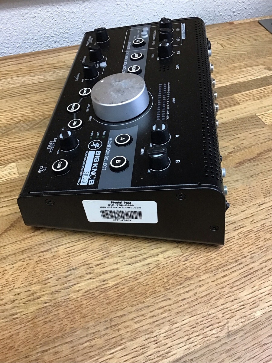 Mackie Big Knob 3x2 Studio Monitor Controller Audio Interface