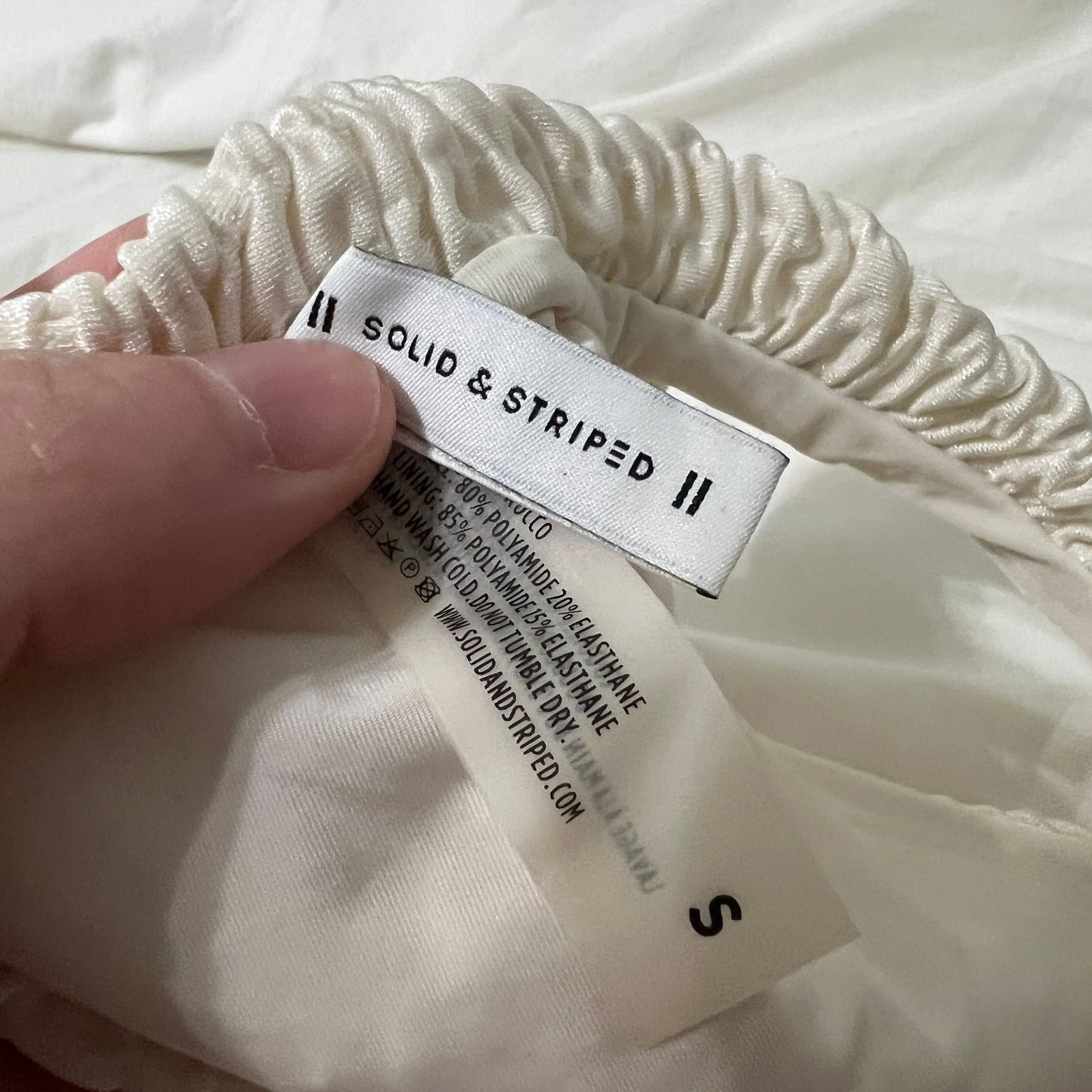 Solid & Striped Annabelle Bikini Bottom Pearl Siz… - image 3