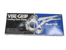 NOS! VINTAGE VISE-GRIP 19" CHAIN LOCKING CLAMP PLIERS, 20R, PETERSEN DEWITT
