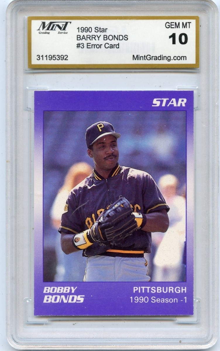 1990 STAR #3 BARRY BONDS 