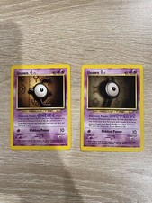 Carte Pokemon Unown 1 E Neo Discovery Set con regalo bonus