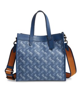 coach field tote with horse and carriage