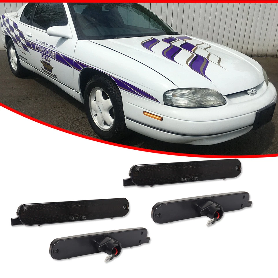 Luces de señalización laterales OEM para parachoques Monte Carlo 95-01 Chevy Chevrolet Lumina 95-99 Foto 3 de 4
