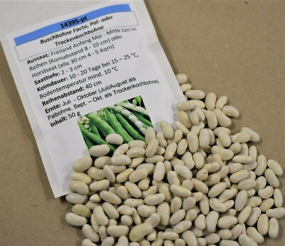 50g Buschbohne Facta  Saatgut, Trockenbohnen, Palbohnen & Krnerbohnen |  eBay