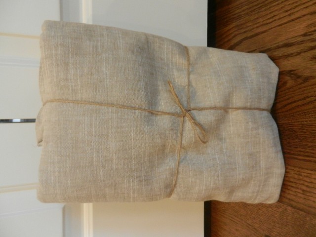 Pottery Barn Emery Linen Cotton Pole Pocket With Blackout Lining