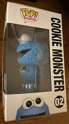 Funko Pop! Sesame Street COOKIE MONSTER #02 NYCC Flocked