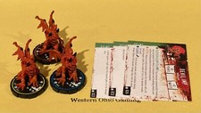Horrorclix Devil Imp #022 023 024 REV SET USED Base Set Figure