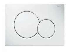 Geberit 115.770.11.5 Sigma 01 Dual Flush 1.6 / .8 GPF Actuator Plate White