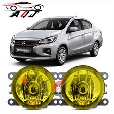 For Mitsubishi Attrage Mirage G4 Sedan 2012-2024 Set Fog Lamps K Bumper Lights