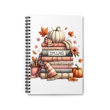 Fall Lover Spiral Notebook - Ruled Line, Journal, 118 Lined Pages, Cute Design