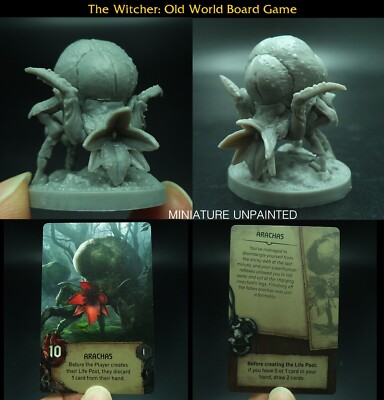 The Witcher Old World Board Game Model Miniature UNPAINTED ARACHAS + CARD