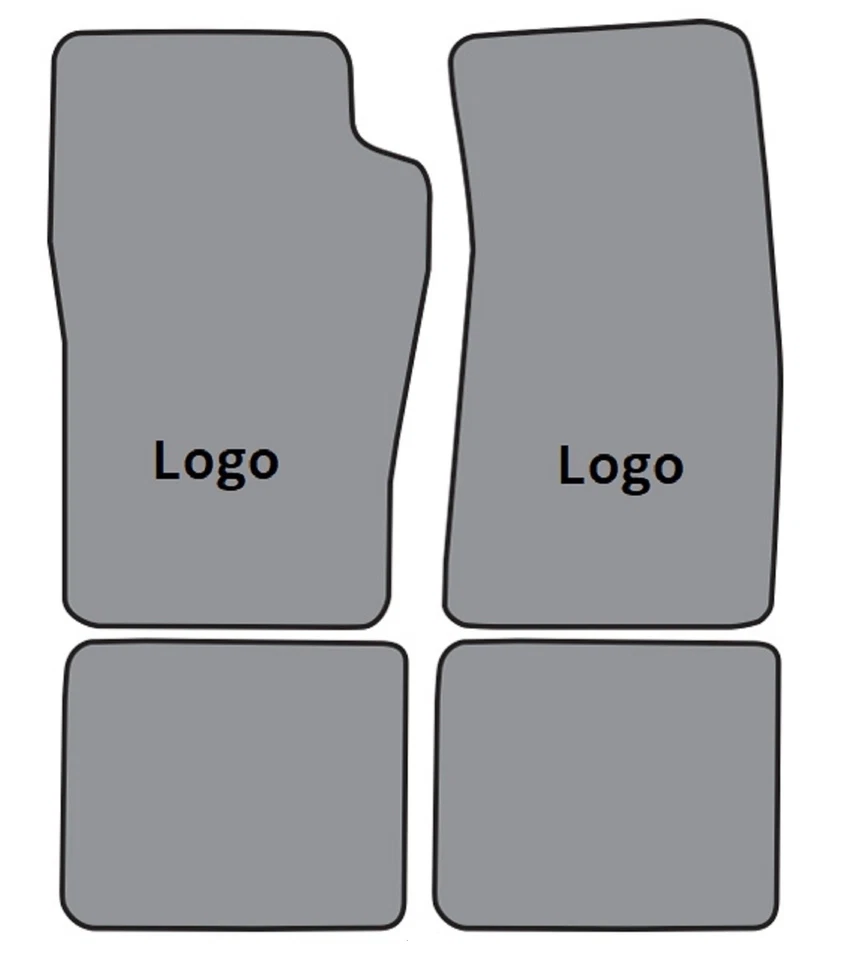 Tapetes Cutpile ACC 1991-2000 Ford Explorer 2 puertas con logotipo ovalado 4 piezas Foto 4 de 4