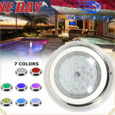 12V 54W RGB Underwater Light LED Swimming Pool Light Spa Lamp Stainless Remote