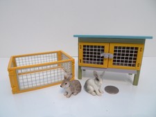 schleich rabbit hutch set