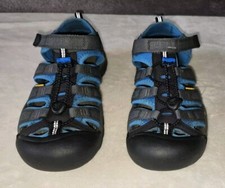 Keen Newport H2 Waterproof Sandals Youth Sz 6 EU 38 Gray Blue Hiking Shoes Kids