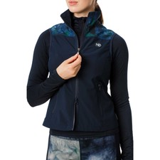 Horseware "carrie" Gilet (equestrian Riding Vest) Navy Tie Dye Xxs New