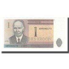 [#567506] Geldschein, Estonia, 1 Kroon, 1992, KM:69a, UNZ