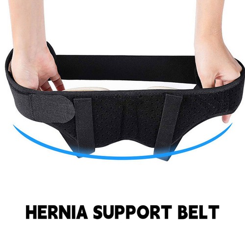 Pain Relief Truss Brace Men Hernia Support Double Inguinal Groin Hernia Belt - Picture 8 of 10