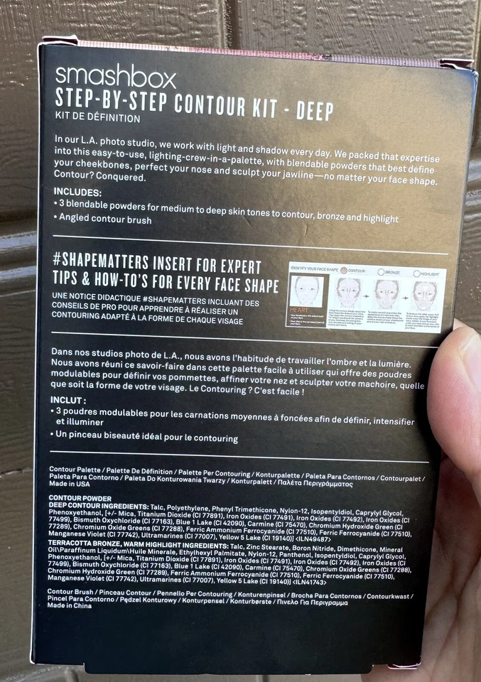 Smashbox Step By Step Contour Kit - Contour / Bronze / Highlight - DEEP - Image 3 of 3