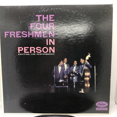 The Four Freshmen In Person Live Performance Capitol Records T1008  VG