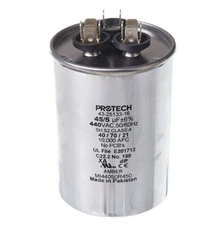 Rheem Capacitor - 45/5/440 Dual Round - 43-25133-16