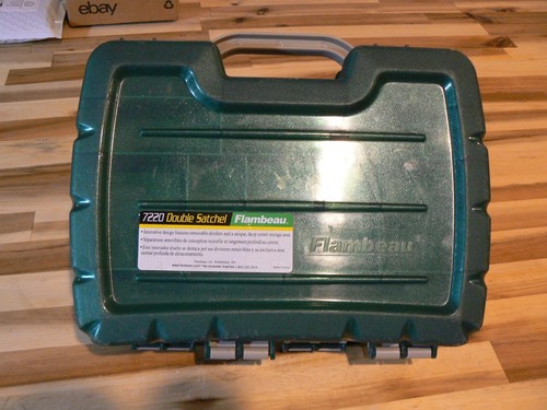 FLAMBEAU 7220 DOUBLE SATCHEL TACKLEBOX - 31 COMPARTMENTS - 2-SIDED - Foto 4 di 4