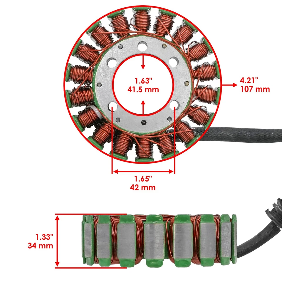 Estator para Honda CBR1100XX CBR-1100XX CBR 1100 XX 1999 2000 2001 2002 2003 Foto 2 de 4
