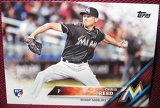2016 TOPPS #631 CHRIS REED RC BASE CARD NM-MT