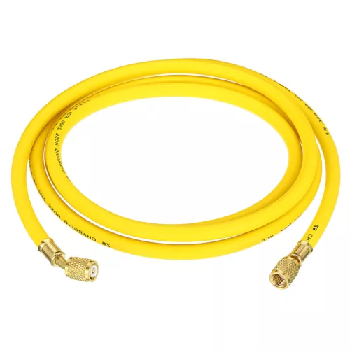 1/4 SAE Refrigerant Charging Hose 8ft 500 PSI - 2500 PSI Manifold Gauge Hose 