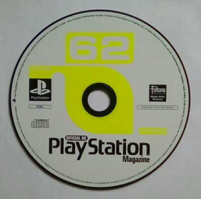 *DEMO DISK 62 Rayman Downloader Tenchu X-Men Playstation One 1 PSOne PS1 PS