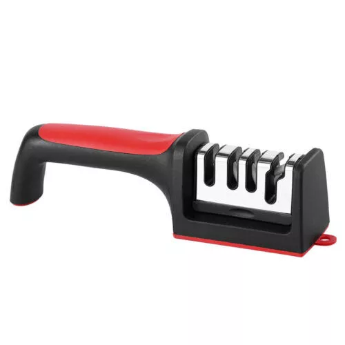 4 Stage Kitchen Knife Sharpener Professional Ceramic Diamond Steel Sharpening
