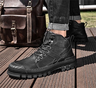 comfortable non slip work boots