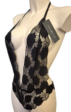 Implicite Simone Perele EXT Spitzen Body M Gr.40 IT 3 Fr 2 Einteiler Neckholder