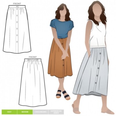 Style Arc Schnittmuster Bonnie Rock Damen Größen 4-16