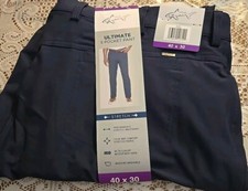 Greg Norman Men's Performance Classic Pant BLUE 40x30 NEW WITH TAGS
