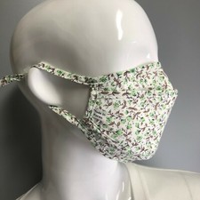 Handmade in Korea Fabric Face Masks Filter pocket, Shape kf94, Washable-Green