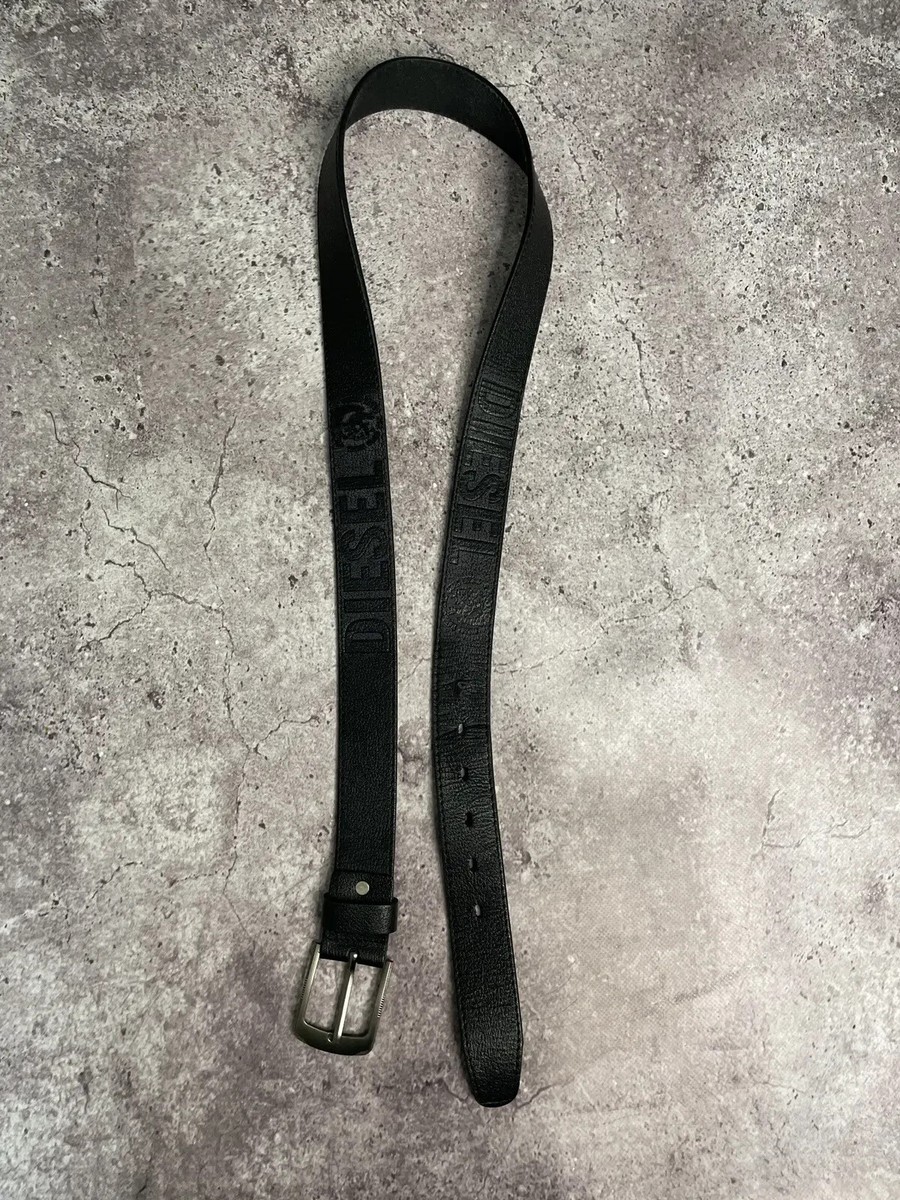 小物 DIESEL leather BELT BIG LOGO BK vintage 小物 DIESEL leather BELT BIG LOGO BK vintage Diesel Vintage