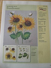 FolkArt One Stroke Worksheet Pack Sunflower WPSF-006