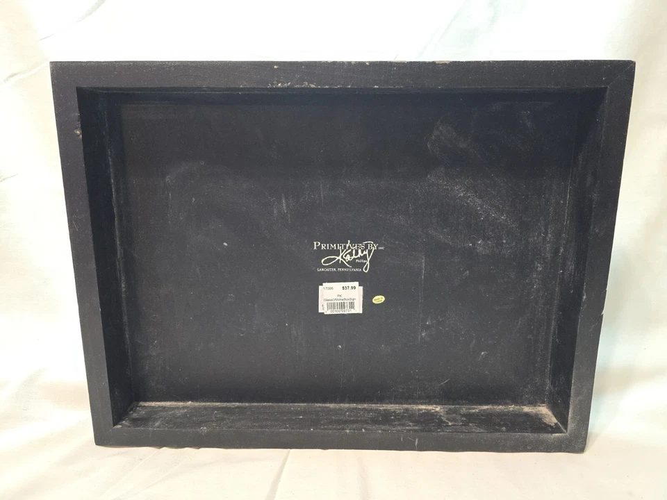 Primitives By Kathy Box Sign There's Always Time For A Glass Of Wine 16"x12" - Image 2 of 4